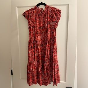 Ulla Johnson size 0 cotton printed mini dress. So cute!!!!!